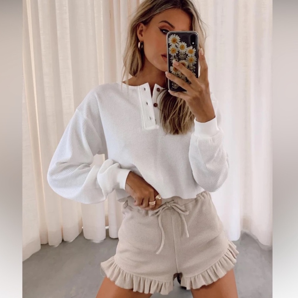 Princess Polly Cropped Henley